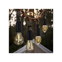 Taşınabilir Şarjlı Led Ampül Outdoor Kamp Bahçe Lambası Çok Renkli