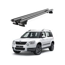 Venüs Skoda Yeti 2010-2017 Uyumlu Gri Ara Atkı Port Bagaj Tavan Barı