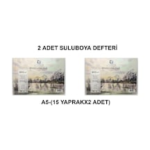 A5 200 Gr 15 Li Spr Suluboya Defteri 2 Adet