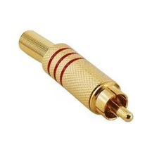 Ks300 Rca Erkek Konnektör Gold