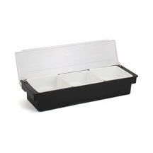 Reedark Üç Bölmeli Bar Malzemesi Kutusu - Kokteyl Süsleme, Meyve Sunumu Ve Soğutma Fonksiyonu İçeren Dayanıklı Malzeme