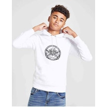 Tshirthane Baby Metal City Of Batik Metal Baskılı Unisex Çocuk Sweatshirt Beyaz