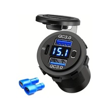 Honeybeeshop Bluray Telsiz Usb Type C Qc3 0 Pd3 0 Uyumlu Led Ekranli 12v 24v Araba Seyahat Tekne Motorsiklet Sarj Cihazi