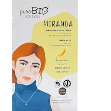Purobio Miranda Cream Mask Oily Skin Banana Muz 10 Ml - Tek Kullanım