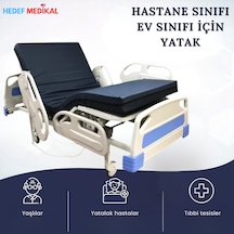2 Motorlu Full Abs Amortisörlü Elektrikli Kumandalı Hasta Karyolası