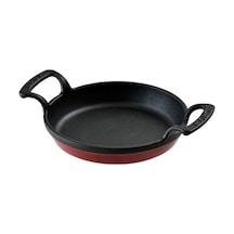 Sahan Lava Döküm 16 CM Kulplu Dışı Kırmızı