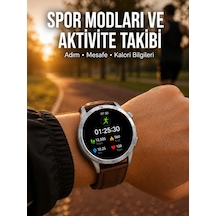 Bluetooth Bağlantılı Günlük Yaşam Ve Spor Takip Akıllı Saati - Lisinya