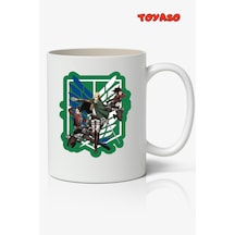 Attack On Titan Karakterler Anime Kişiye Özel Temalı Beyaz Kupa Bardak Sevgiliye Arkadaşa Hediye Beyaz