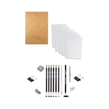 Karakalem Eskiz Çizim 35x50 Duralit Set