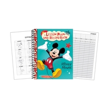 Mickey Mouse - Mickey 40 Week Lesson Plan And Record Book, Measures 22cm X 28cm Çok Renkli
