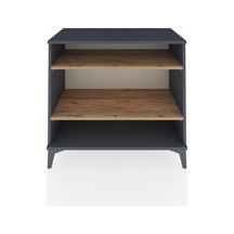 Hyperion Şifonyer 2 Raflı 88x44x80 Antrasit-çam Antrasit