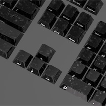 Mekanik Klavye Tuş Takımı Simli Şeffaf Rgb Keycaps