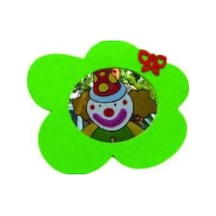 Çiçek Figürlü Lavabo Aynası (50X45 Cm) Çok Renkli