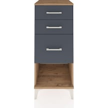 Hyperion Komodin 3 Çekmeceli 44x44x106 Çam-antrasit Çam