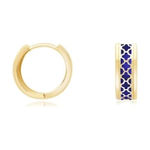 Diamond Line-Gülaylar - Altın 14 Ayar Trend Küpe N11.9417