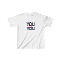 Unisex Çocuk Baskılı - Beyaz