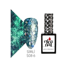 Ellea Nail Simli Kalıcı Oje S08-6