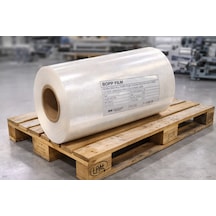 Bopp Film 65 Mikron 1500m 730mm Iml Etiket Film Ambalaj Selefon Rulo