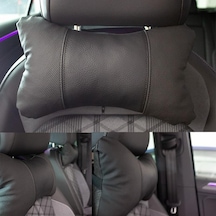Startcar Seat Leon Style Araç Boyun Yastığı 2 Adet Siyah Scr Standart
