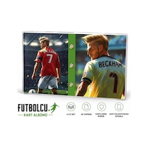 Cantex Tech Futbolcu Kartları Koleksiyon Oyun Kartı Albümü Özel Seri 120 Kartlık - Koleksiyon Kart Albümü