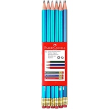 Faber Castell Silgili Kurşun Kalem 12li Hb 2120 Mavi
