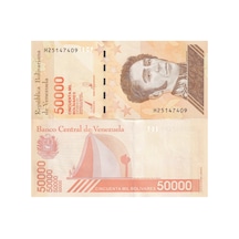 Venezuela 2019 Yılı 50.000 Bolivares Kağıt Para Çil Unc Koleksiyon Para