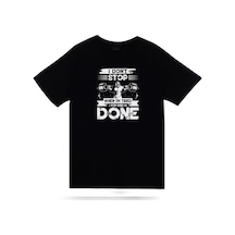 Stoned&Fame Gym, Fitness, Bench Press Baskılı Unisex Siyah %100 Pamuk T-shirt SIYAH Siyah