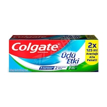 4 Adet Colgate Diş Macunu Üçlü Etki 2x125 Ml - İkili Paket