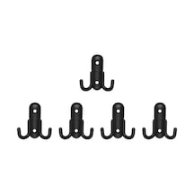 Roket Askı, Metal Vestiyer Askısı, Matsiyah, Duvar Ve Dolap Askılığı 5'li Set Vidalı Matsi Yah