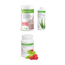 Set Ahududu Beyaz Çikolata Shake - Aloe Suyu - 50 Gr Ahududu Aromalı Çay