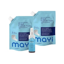 Mayi Tuz İyot İlaveli İnce Öğütülmüş Doğal Kaynak Tuzu 2 x 2 KG + Sprey Sıvı Tuz 150 ML