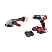 Einhell TE-CD 18Lİ 18V 2 Ah Li-ion Akülü Vidalama + AXXİO 2 Lİ Taşlama Usta Seti