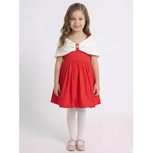Xo Kids Kız Çocuk Elbise 2-5 Yaş 5884 Kırmızı