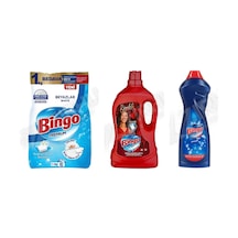 Bingo Beyazlar İçin Toz 8 Kg + Renkliler 3lt + Amonyaklı Krem 750 Ml 3'lü Set Diğer