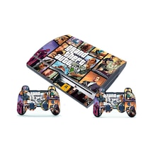 PS3 GTA V Skin Sticker Çizik Koruma Seti