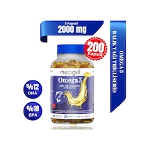 Maxigal Omega-3 Balık Yağı 200 Kapsül