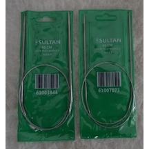 Çelik Telli Misinalı Şiş 60 Cm 2,5 No 3 No 1 Er Adet