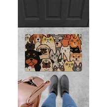 Evaşk Kapı Önü Paspası Vinil Kaymaz Tabanlı 45 X 70 Evaşkdm12113