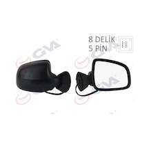 Dış Dikiz Aynası Sağ Logan Sw-mcv 08 Elektrikli Isıtmalı Konveks 5 Fiş Vm-6801ehr