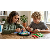 Hexagon Zeka Oyunu - Geometrik Akıl Ve Mantık Puzzle - Kilitli Kapaklı Taşınabilir Akıl Oyunu