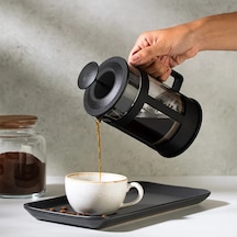 Nehir Velvet 350 ML Borosilikat French Press Siyah