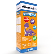 Vitaminiks Omega 3 Kolin ve L-Arjinin İçeren Takviye Edici Gıda 200 ML