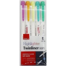 Dong-A Twinliner Soft Fosforlu Kalem 5 Li Set