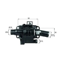 Peugeot 407 Termostat 1.6 Hdi 2004-2011 Mahle Th4183