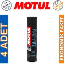 Motul E9 Wash & Wax 400 Ml Temizleme ve Parlatma Spreyi 4 Adet