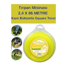 Twist Square Ot Biçme Misinası 2,4 X 86 Metre