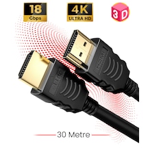 Hdmi 2.0 4k Ultra Hd Ses Ve Görüntü Aktarım Kablosu 30 Metre