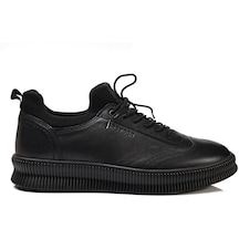 Greyder 00281 Siyah Erkek Hakiki Deri Casual Ayakkabı-91-siyah