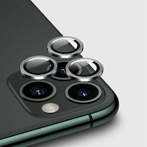 Apple İle Uyumlu iPhone 12 Pro Max Cl-02 Kamera Lens Koruyucu Gümüş Diğer