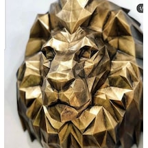 KÜBİK ASLAN BAŞI DUVAR SÜSÜ DD162-5